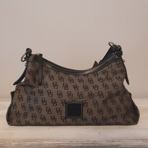 Vintage Dooney & Bourke Authentic Signature Monogram Shoulder Purse